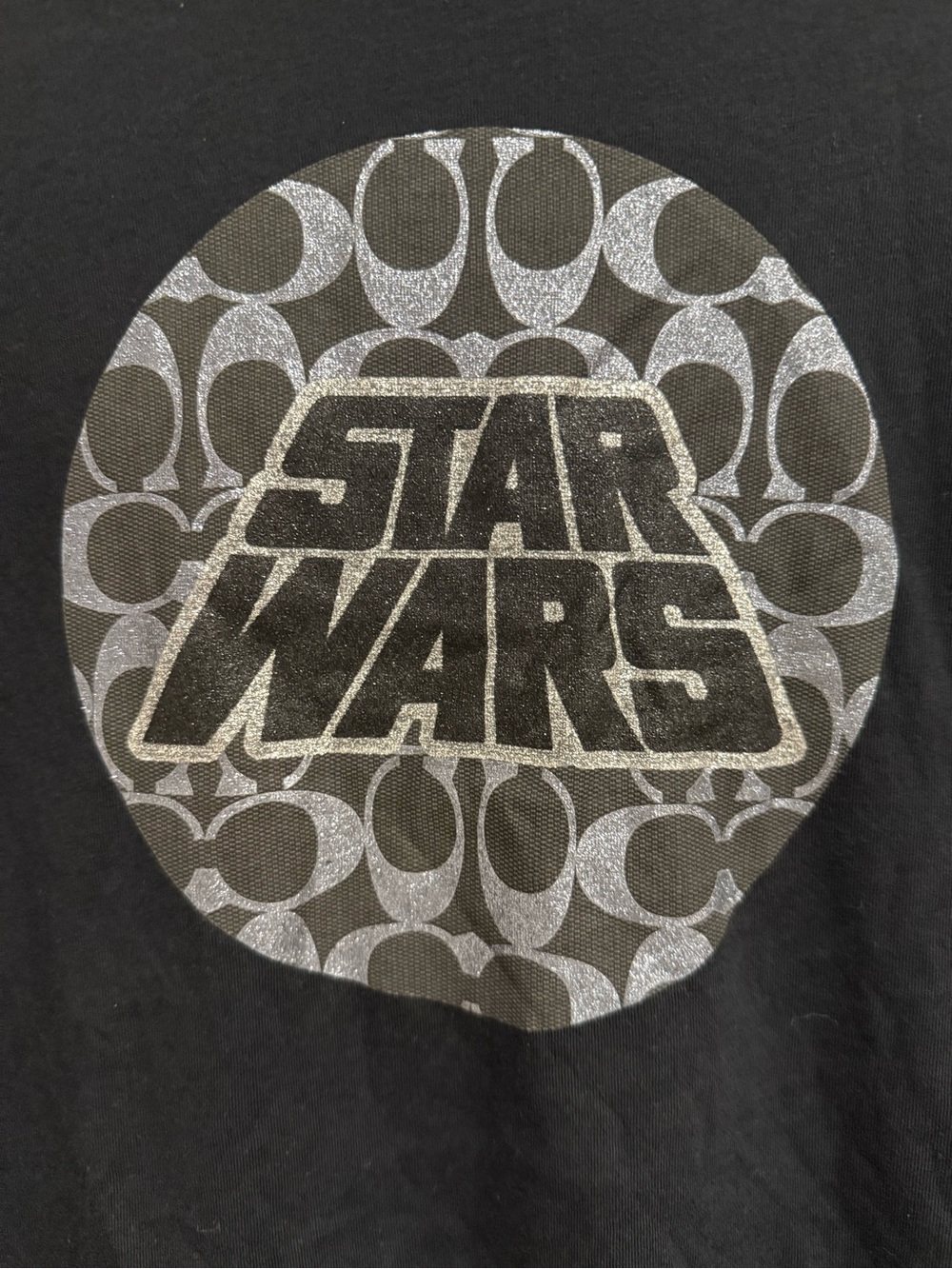 Coach x Star Wars Limited Edition Signature Black Logo T Shirt - Picture 3 of 8